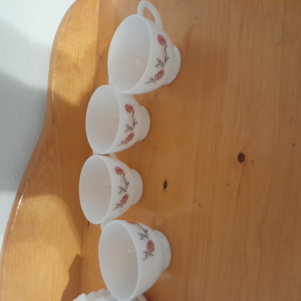 Vintage Fire King Anchor Hocking Snack Set - Picture 8 of 8